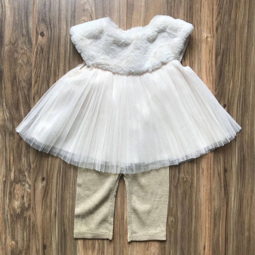 Cream & Gold Formal Outfit, by First Impressions